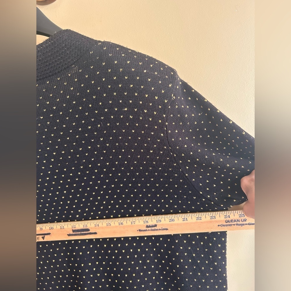 Vintage Lurex knit cardigan - Picture 7 of 13